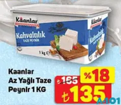 KAANLAR AZ YAĞLI TAZE PEYNİR 1 KG
